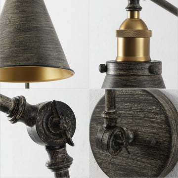 Rover 7" Adjustable Arm Metal LED Wall Sconce